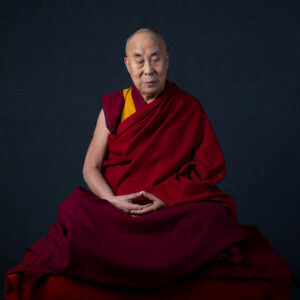 The Video Clip of the Dalai Lama and the Small Child. A Buddhist